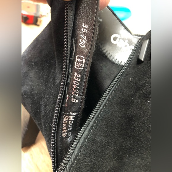 Gabor Ankle Bootie Black Suede Leather Women's UK Size 4.5 / US Size 7 - Picture 7 of 8